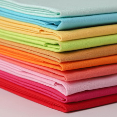 18 * 21Inch Cotton Fabric Premium,11 Options Solids, 10PCS Solid Precut Fabric P