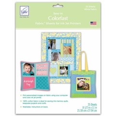 Colorfast Sew-In Fabric Sheets – 25 Sheets