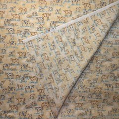 2 yards 9″ Grazing Cows & Calves Cotton Quilting Fabric by Jo-Ann Fabrics