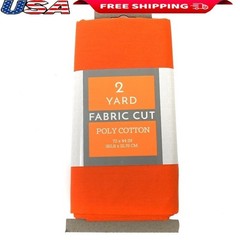 Poly Cotton Precut Fabric 2 Yards Quilting Craft Supplies Durable Lightweight US