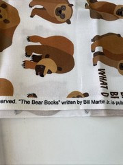 The Bear Books Cotton Fat Quarter 18”x21”New