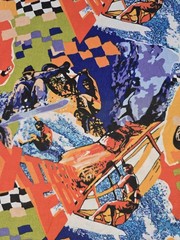 Springs Industries’ Vintage Abstract Xtreme Edge cotton fabric 83″×13″