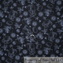 BonEful Fabric FQ Cotton Quilt Tan White Rotary Cutter Pin Bolt Lady Hunt Cabin
