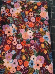 Wildflower Rifle Paper Co Cotton Fabric 1 Yard Cut