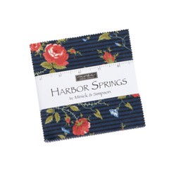 Moda HARBOR SPRINGS Minick & Simpson CHARM PACK 42- 5″ Quilt Fabric Squares
