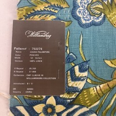 P/K Lifestyles Williamsburg Upholstery Samples 6 Large 27” x 26”Mixed Colors