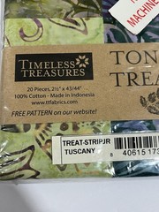 Tuscany TONGA TREATS by TIMELESS TREASURES 20PC Batiks Strips Jr. (2.5” X WOF)