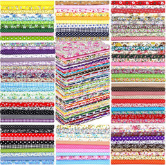 100 Pcs 8 X 8 Inch Cotton Fabric Squares No Repeat Pre Cut Quilting Fabric Bundl