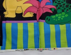 Lot of 10 Fabric Panels pcs Lion King,Safari Animals, Mother Goose, Raggedy Ann