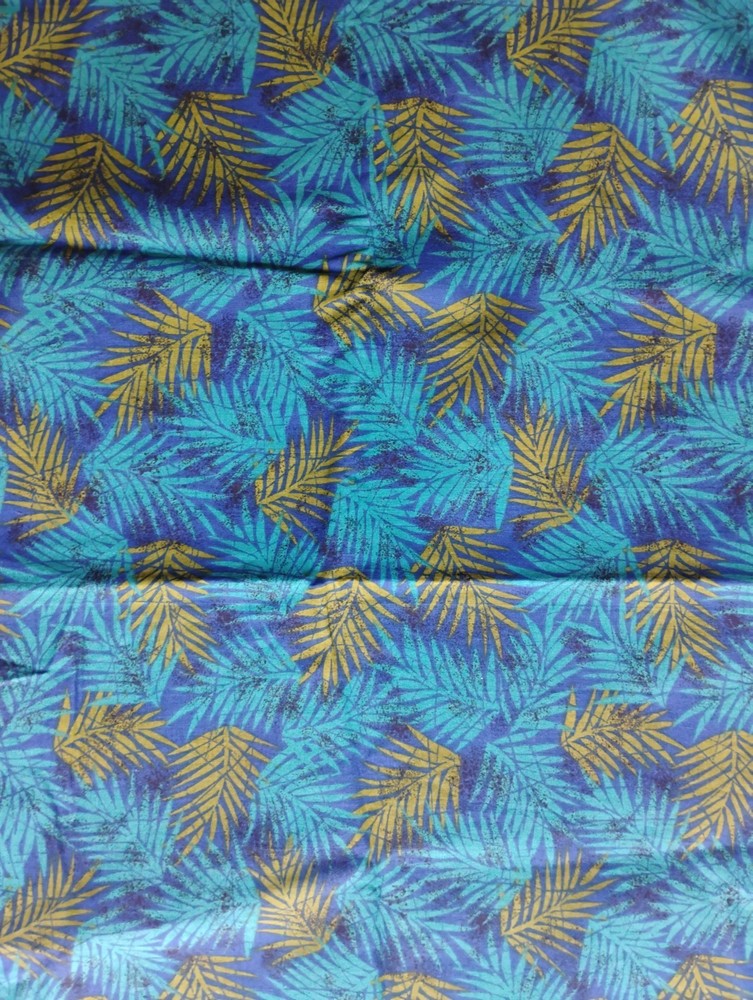 #8932 Serengeti Springs Industries Fabric Palm Leaves 31″ X 44″