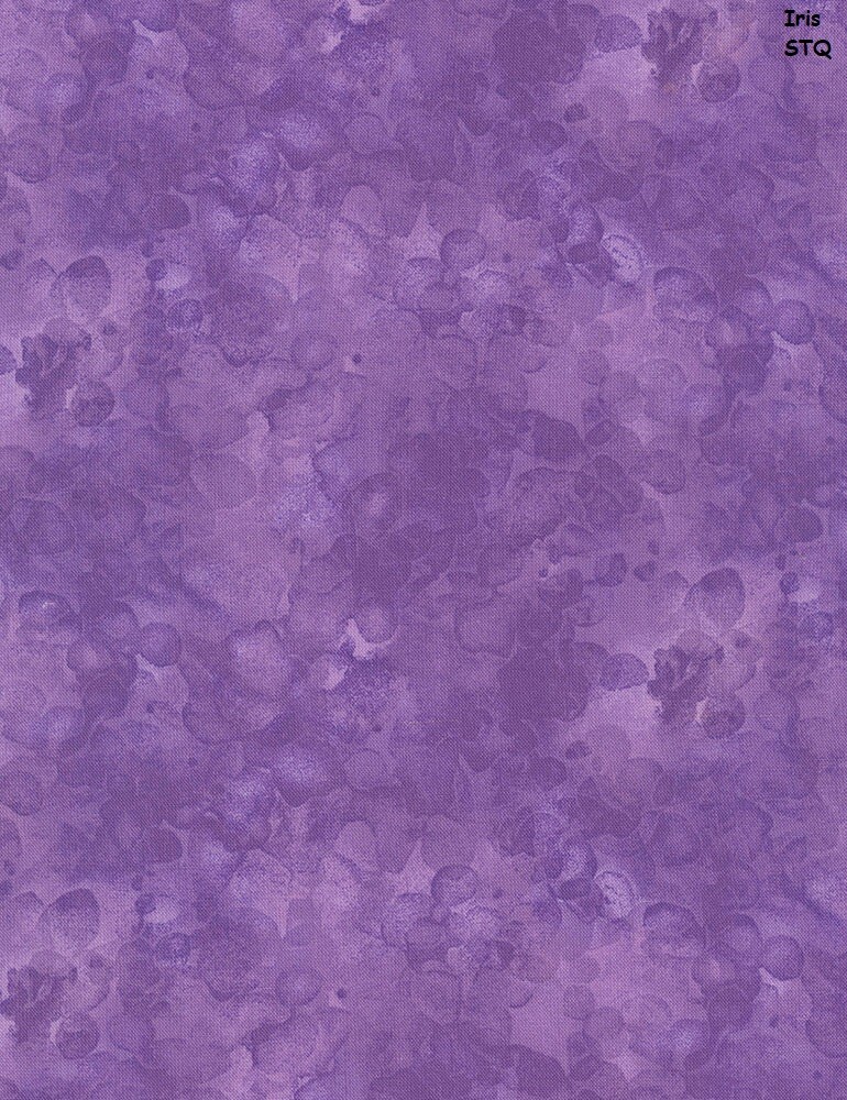 Solid-ish Tone on Tone cotton quilt fabric BTY Timeless Treasure IRIS purple