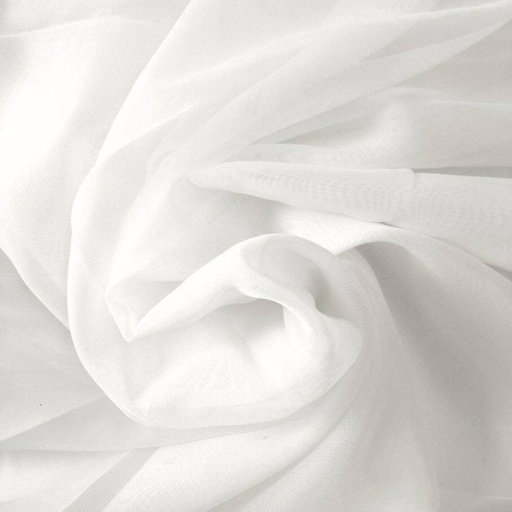 Sheer Voile Chiffon fabric is a 118″ wide width for curtains and event decoratio