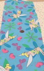 Tinker Bells*Flowers*Butterflies*Hearts* on Blue* Springs Industries*100% Cotton