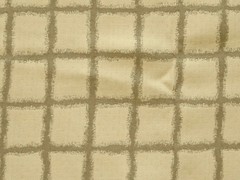 1/2 Yd-GRAYISH TAUPE/TAN CHECK Medium to Heavy Weight QUALITY Fabric 38″ Wide