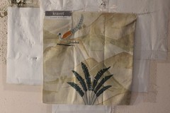 Clarke & Clarke Sahara Embroidered Desert Oasis Scene Various Colors and Sizes