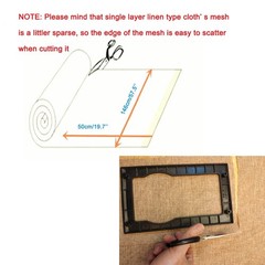 Speaker Grill Cloth Linen Single Layer Speaker Fabric Protective Dustproof Me…