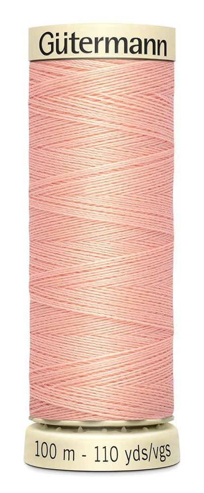 Gutermann 100P-370 Sew-All Thread 110 Yards-Tea Rose 110 yards, Pink