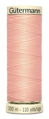 Gutermann 100P-370 Sew-All Thread 110 Yards-Tea Rose 110 yards, Pink