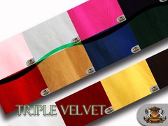 Triple Velvet Fabric / 44″ Wide / Sold By The Yard