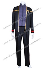 Cosplay Costume Fits Star Trek Insurrection Nemesis Coat Mess Uniform Outfit