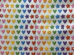 Paintbrush Studio – THREADS OF FRIENDSHIP- Rainbow Beads Blue-Cotton-36”x42”