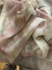 Sheer Fabric Pretty Abstract Pattern Approximately 11.5 Yards x 57 Inches Wide