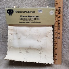 Pindler and Pindler Sheer Attitude Fabric Sample Book 85+pcs