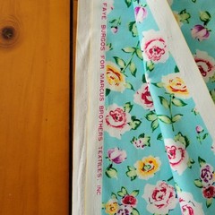 3.5 yds Red Roses Floral Fabric by FAYE BURGOS Marcus Brothers Textiles 44×128