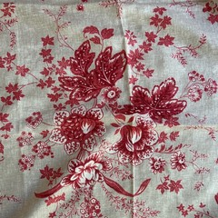 Pottery Barn Fabric 5yds X 54”Toile Linen Cotton Martine French Country Bedding
