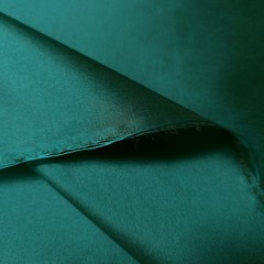 Hunter Green Teal Light Weight Crisp Faux Silk Taffeta Fabric 58″ By The Yard