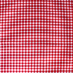 Cotton fabric fancy red squares by the meter cut 280×280 cm canvas hem
