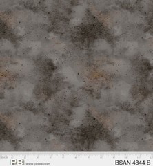 Baby Safari Animals Cotton Quilt Fabric P&B 4846-S Brown and Gray Stripe