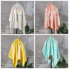 1M Metallic Shiny Wet Look Waterproof Nylon Fabric For Puffer Coat Jacket Crafts