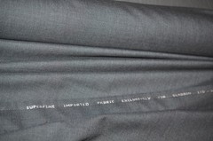 Superfine Imported Gladson Fabric 100% Wool Gray Suiting Suit 61″ Wide Reliance