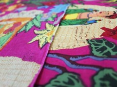 Indian Pink Farida Kahlo Printed Cotton Fabric Beautiful Dressmaking Fabric US