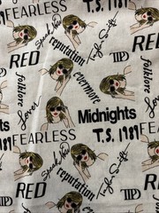 Taylor Swift Sunglasses Custom Cotton Fabric FQ 18” By 28” New