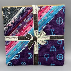 Island Batiks Fabric “blinded By Science” (42) 10” X 10” Layer Cakes (20) Design