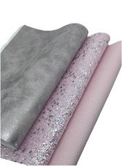 6 Sheets Faux Leather, Glitter Sheets, 8×11” Lot Of Leatherette, Faux Leather ST