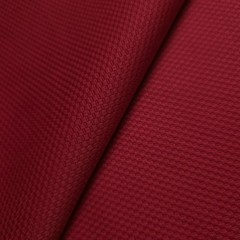 Red Cotton Pique 56″ By The Yard Solid Textured Drapery Cushion Fabric
