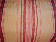 2-5/8Y GP & J Baker J0656 Meredith Gold Rosewood Moire Stripe Upholstery Fabric
