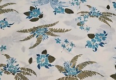 3-1/2 Yards – Guaze Fabric – Hawaiian Boho Tropical – 45″x126″+/-