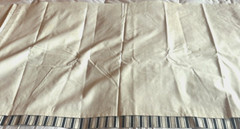 Waverly “Candy Stripe” Fabric Black & White Completely Lined 50″ W x 26″ L