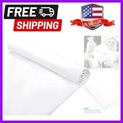 Versatile White Cotton Muslin Fabric 59″x19.6″ – Perfect for Embroidery Projects