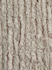 Cotton Terry Chenille Light Pink Sewing Fabric By The Yard BTY