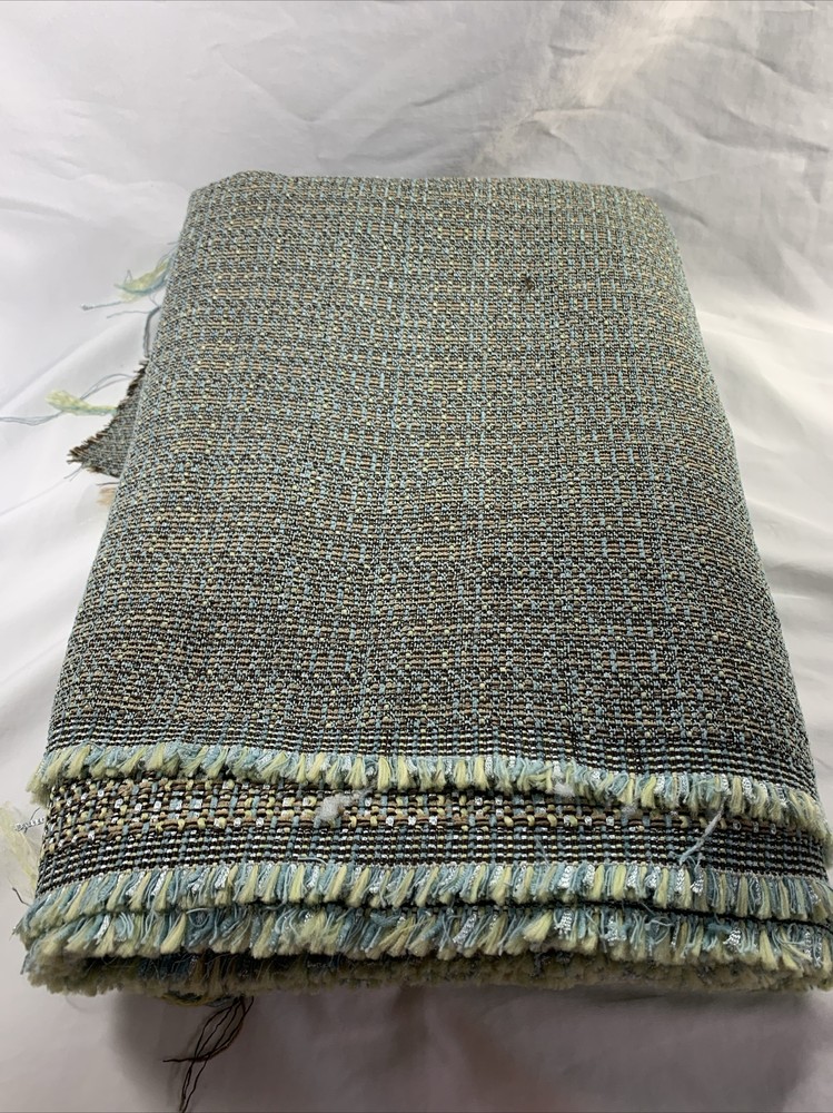Aqua Brown Cream Fabric (2 yards)