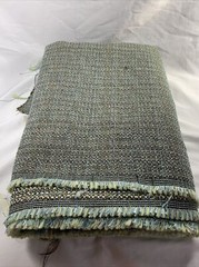 Aqua Brown Cream Fabric (2 yards)