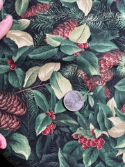 1 yd cut – Evergreen Pinecone Holy Forest Cotton Print – Hobby Lobby
