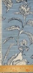 Oliver in Sky Blue BTY Richloom 100% Cotton Slub 54″ Wide Floral Leaf