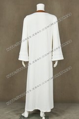 Sybok Cosplay Costume For Star Trek V The Final Frontier Robe Linen White