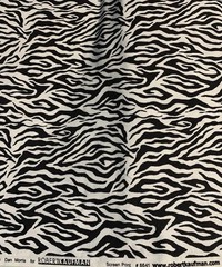 Zebra Print Black & White Fabric“ The Wild Side” Dan Morris & Robert Kaufman BTY